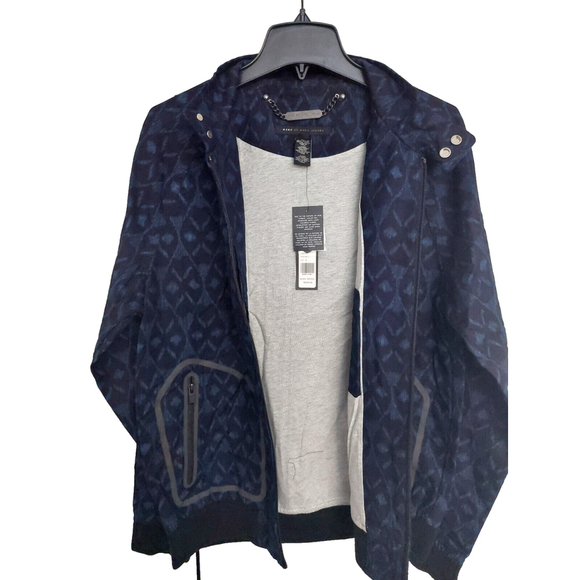Marc Jacobs Member Only Mens Indigo Blue Lined Fall Jacket SZ M/Medium - Picture 2 of 16